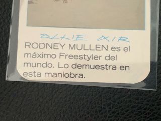 Vintage Rodney Mullen 1989 Skateboard TRUE Rookie Card Cromy PSA Tony Hawk GOAT? 3