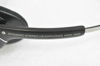 SONY MDR - M22 DYNAMIC STEREO HEADSET,  VINTAGE HEADPHONES 3