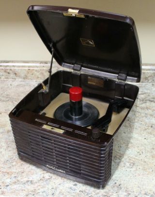 Vintage 1950s Rca Model 45 - Ey - 3 Portable 45 Rpm Record Player - Only Humms