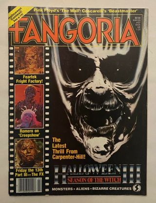 Vintage Fangoria 22 October 1982 Halloween Iii Season Of The Witch Cover Rare