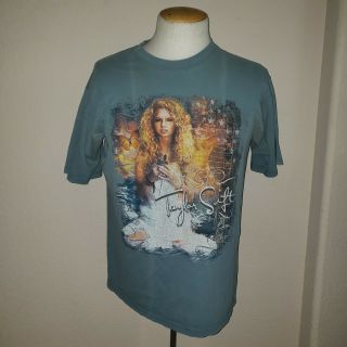 Rare Vintage Taylor Swift Country Tour T - Shirt Debut Era Concert 2007 Adult L