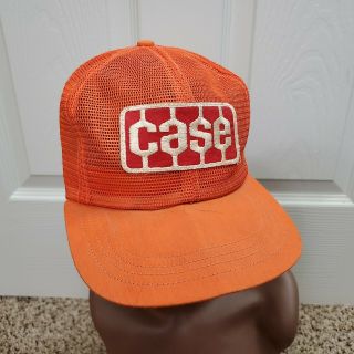 Vintage Case Snapback Trucker Hat Full Mesh Patch Cap Made In Usa