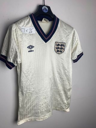Vintage 1984 England Football Kit Shirt Umbro Home