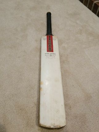 Vintage Gray Nicolls Steel Spring Cricket Bat Rare