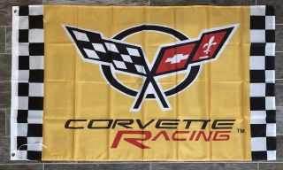 Corvette C5 Racing Logo 3x5 Garage Wall Banner Flag Chevrolet