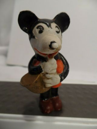 Disney Mickey Mouse Playing Saxophone Porcelain Figurine