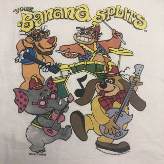 Vintage 90s Hanna - Barbera The Banana Splits Band T - Shirt 1993 Mens Size Xl