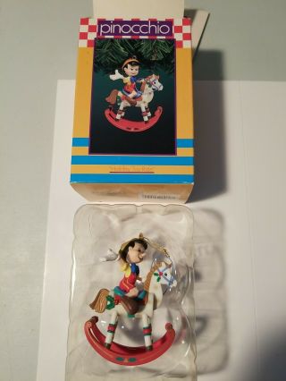 Enesco Disney Pinocchio Holiday Toy Ride.  Christmas Ornament