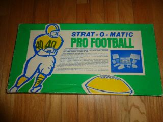 Vintage Strat O Matic Pro Football Game (1968) - All 28 Team (1980) Rosters