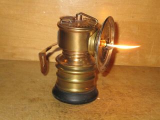 Miners/cavers Premier Carbide Lamp - Perfect - New/old Stock