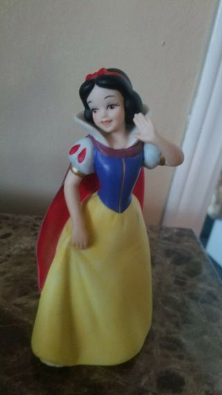 Vintage Disney Snow White Porcelain Ceramic Figurine Sri Lanka Htf