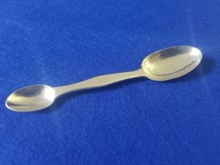Wonderful H/m Ldn 1858 Sterling Silver Double Ended Medicine Dose Spoon 29.  7g