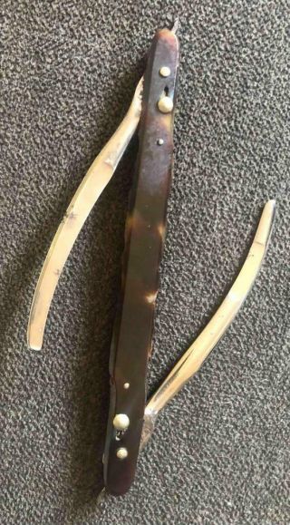 Old Antique Civil War Era Folding Surgical Medical Scalpel Tool Marked V F