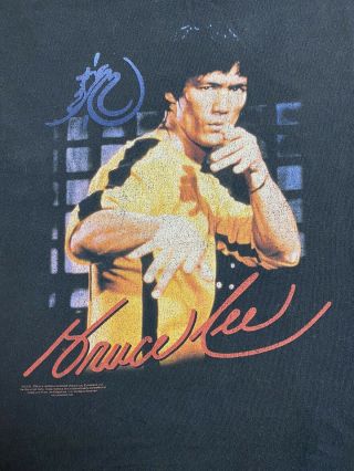 Bruce Lee Vintage Xl T Shirt Game Of Death Rap Tee Style Distressed Fade O17