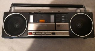 Vintage Aiwa Stereo 360 Model No.  Cs - 360bh Boombox Stereo Cassette Player