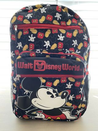 Disney Parks Walt Disney World Mickey Parts Backpack Euc
