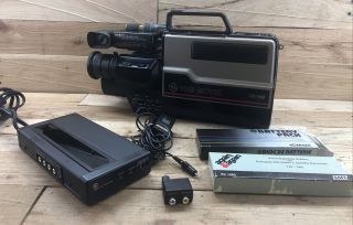 Vintage General Electric 9 - 9605 1986 Vhs Movie Video System Hq Camera