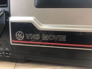 Vintage General Electric 9 - 9605 1986 VHS Movie Video System HQ Camera 3