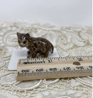 Little Critterz Bobcat Kitten " Whiskers " Porcelain Figurine,  Ships Next Day