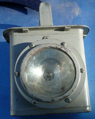 Us Navy Battle Ship Water Proof Lantern Made By Delta Electric Company