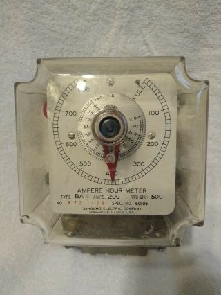 Vintage Sangamo Electric Low Voltage Meter In