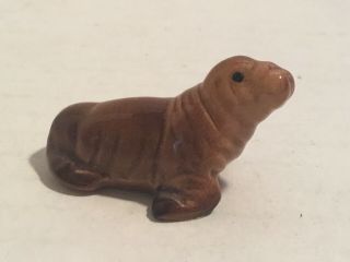 Adorable Hagen Renaker Miniature Ceramic Walrus Baby Figurine - Great Detail