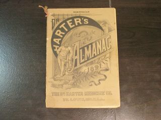 1891 Almanac Dr Harters St Louis Norwegian Version Krogstad Lanesboro Minn