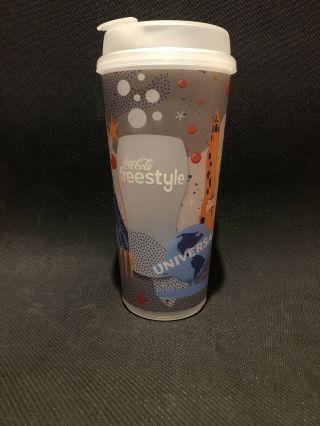 Universal Studios Florida Coca Cola Freestyle Tumbler Cup - Refills