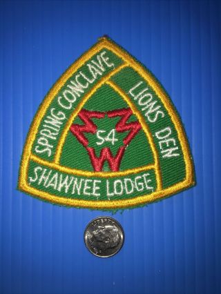 Oa Lodge 51 Shawnee Patch 1954 Conclave Order Of The Arrow
