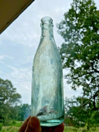 R4) Vintage Coca Cola Straight Sided Bottle Jackson TN Snake Line COKE RARE 2