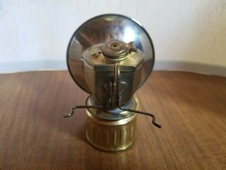 Miner ' s Justrite Carbide Lamp,  with patina 3