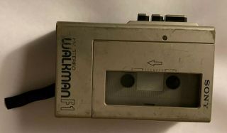 Vintage Sony Walkman Wm - F1 Vintage Fm Stereo Radio /cassette Player.