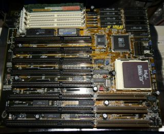 Dtk - 00395 Sis 85c471 486 Motherboard Vlb Isa Vintage Intel Socket 3