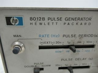HP Hewlett Packard 8012B Pulse Generator Vintage Laboratory Unit 2