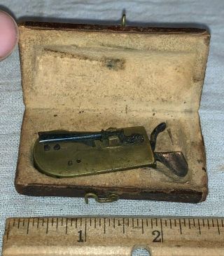Antique Fleam Bleeder Mechanical Scarificator 24 Kolb In Case Blood Medicine