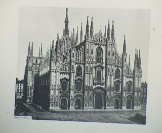 A Very Fine Antique Microphotograph Microscope Slide " The Cathederal Milan "