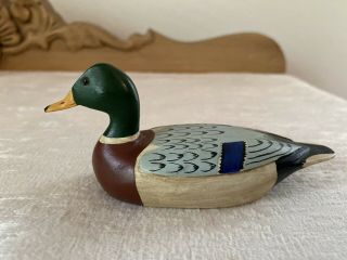 1935 Joe Seme Signed/ducks Unlimited Miniature Mallard 2 Il