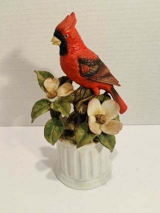 Andrea By Sadek Japan Ceramic Cardinal Bird Figurine