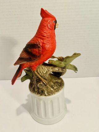 ANDREA by SADEK Japan Ceramic Cardinal Bird Figurine 3