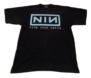 Vintage 90’s Shirt Nin - Nine Inch Nails - Nothing Xl 1996 Concert Self Destruc