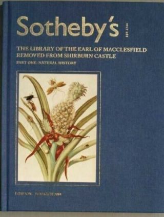 Sotheby 3/16/04 Macclesfield Library Natural History