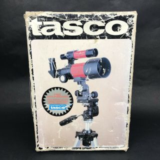 Vtg Tasco Telescope 13 - 120 X 60 Mm 99vr Box,