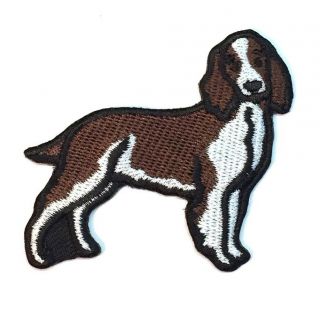 Welsh Springer Spaniel Iron On Embroidered Patch