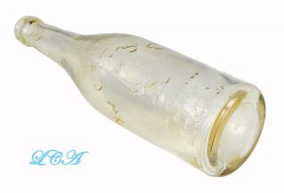 Antique Owl Drug Co Cylinder Bottle Citrate Of Magnesia