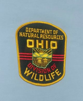 Ohio Division Of Wildlife Conservation Officer Game Warden Shoulder Patch