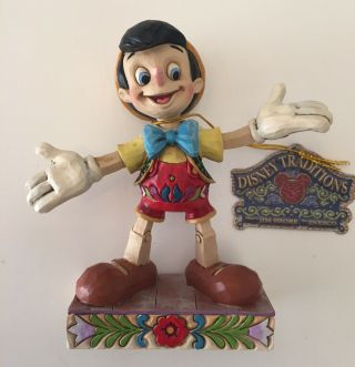 Jim Shore Pinocchio Got No Strings Disney Traditions 4045249 Showcase Collec