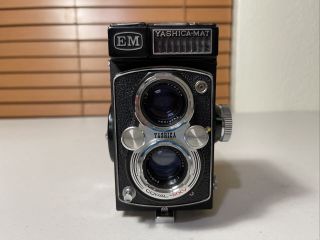 Vintage Yashica Mat Em Copal Mxv Camera 120 Roll Film Medium Format