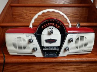 Vintage Overdrive Cicena Classic Portable Radio Stereo Cassette Player 1991
