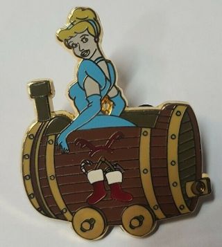 Disney Pin Cinderella Christmas Barrel Train Set Disneyland Unofficiall Holiday