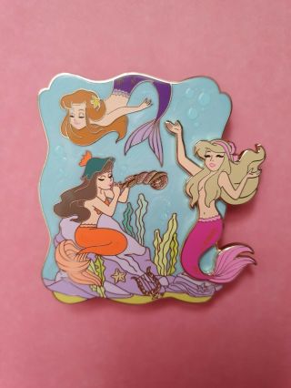 Disney Fantasy Pin Mermaid Lagoon Pastel Variant Le 50 Peter Pan Inspired Pins